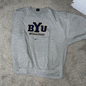 NIKE VINTAGE BYU HOODIE (GREY)